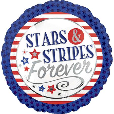 ANAGRAM 18 in. Stars & Stripes Forever Balloon 90077